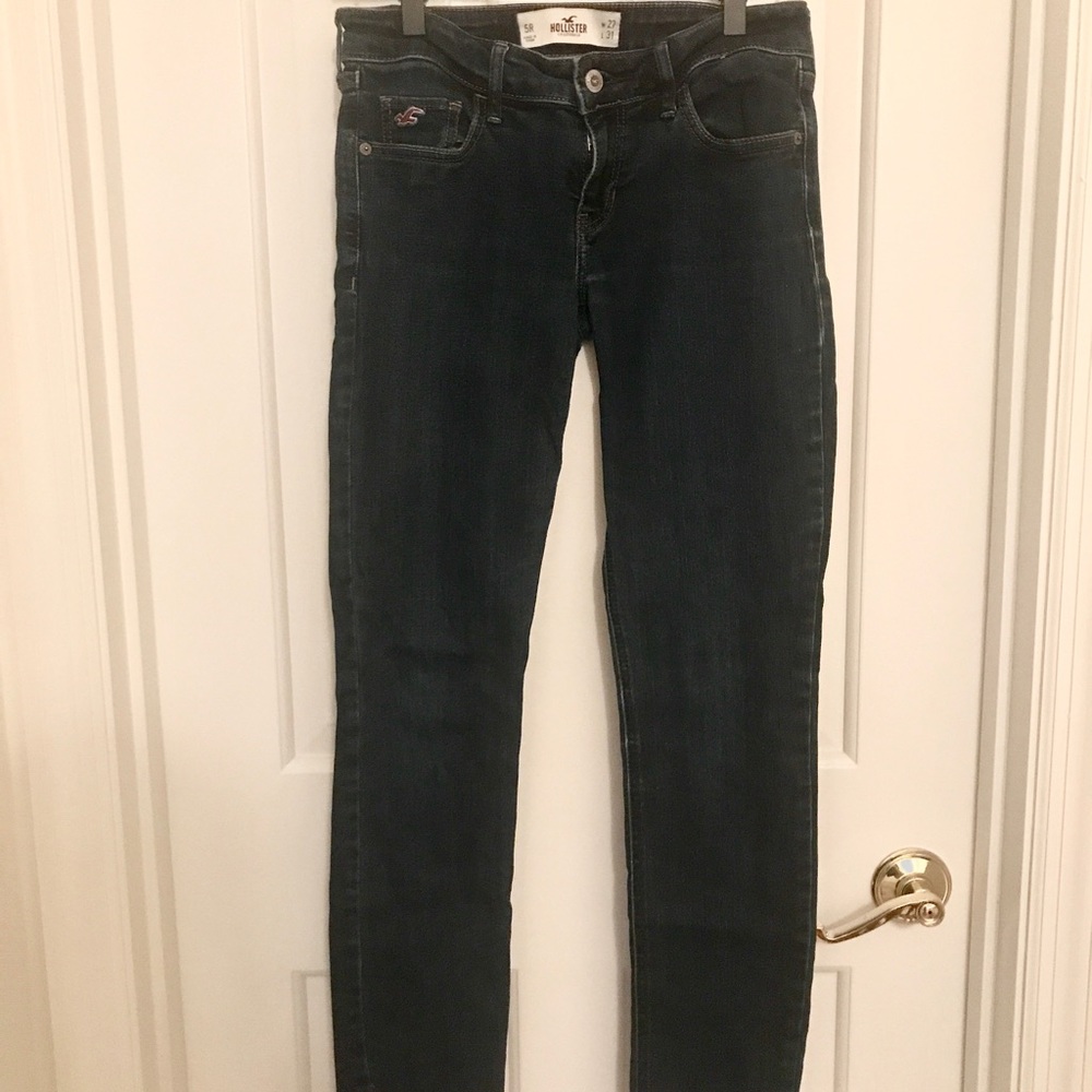 Hollister W 27 L 31, skinny jeans, dark wash denim
